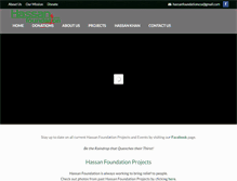 Tablet Screenshot of hassanfoundationusa.org